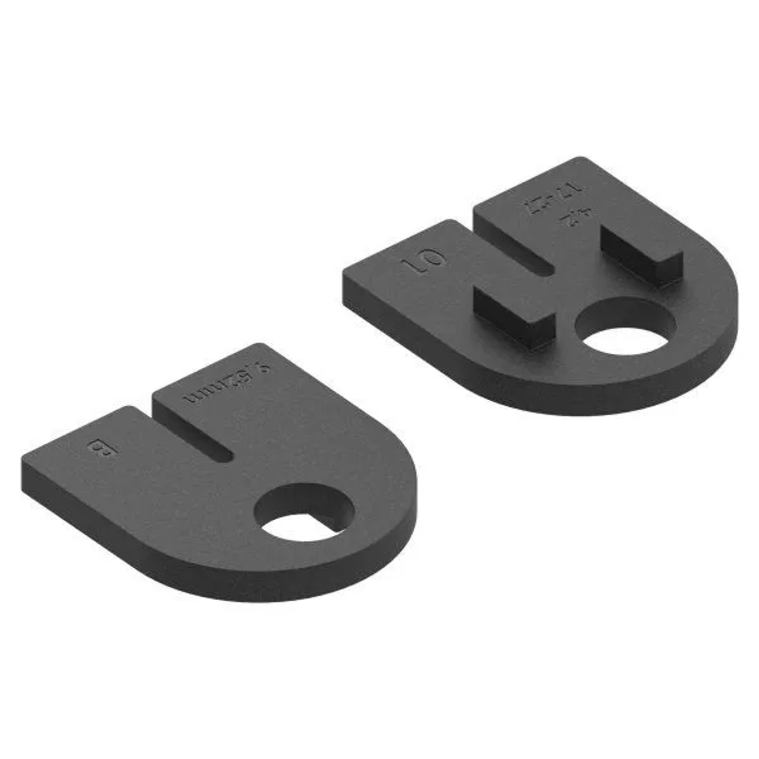 FeNau Gummieinlage Gummi Für Glas 9,52 mm VSG Für Glasklemme Modell 23