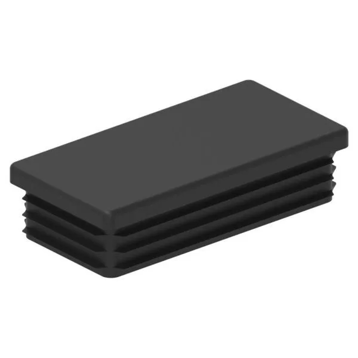 FeNau Einsteckkappe Kunststoff Für Rechteckrohr 80 X 40 mm Schwarz