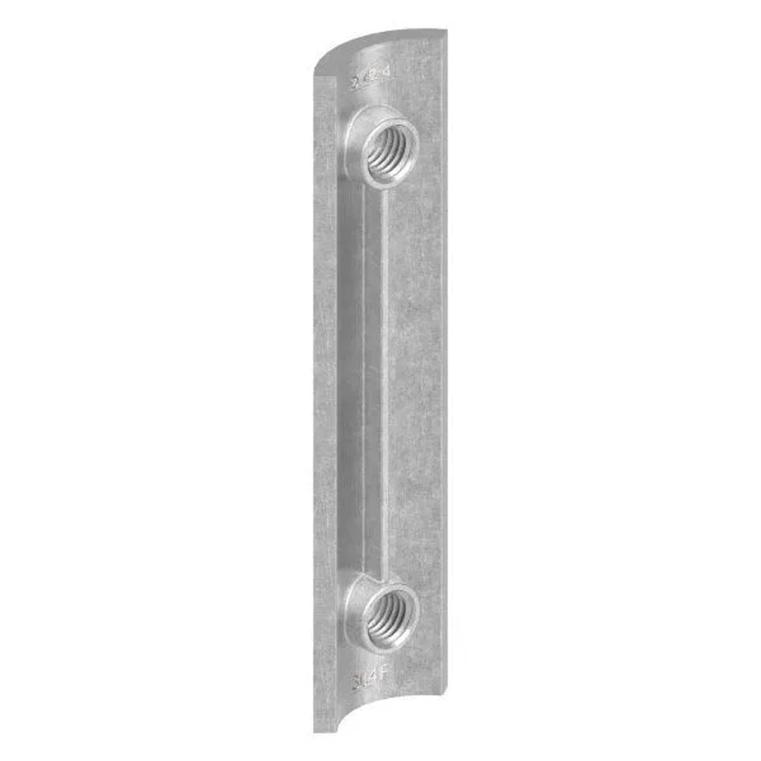FeNau Verstärkungsplatte Edelstahl V2A 165 X 60 X 5 mm Gewindeabstand 85 mm Für Wandbefestigung