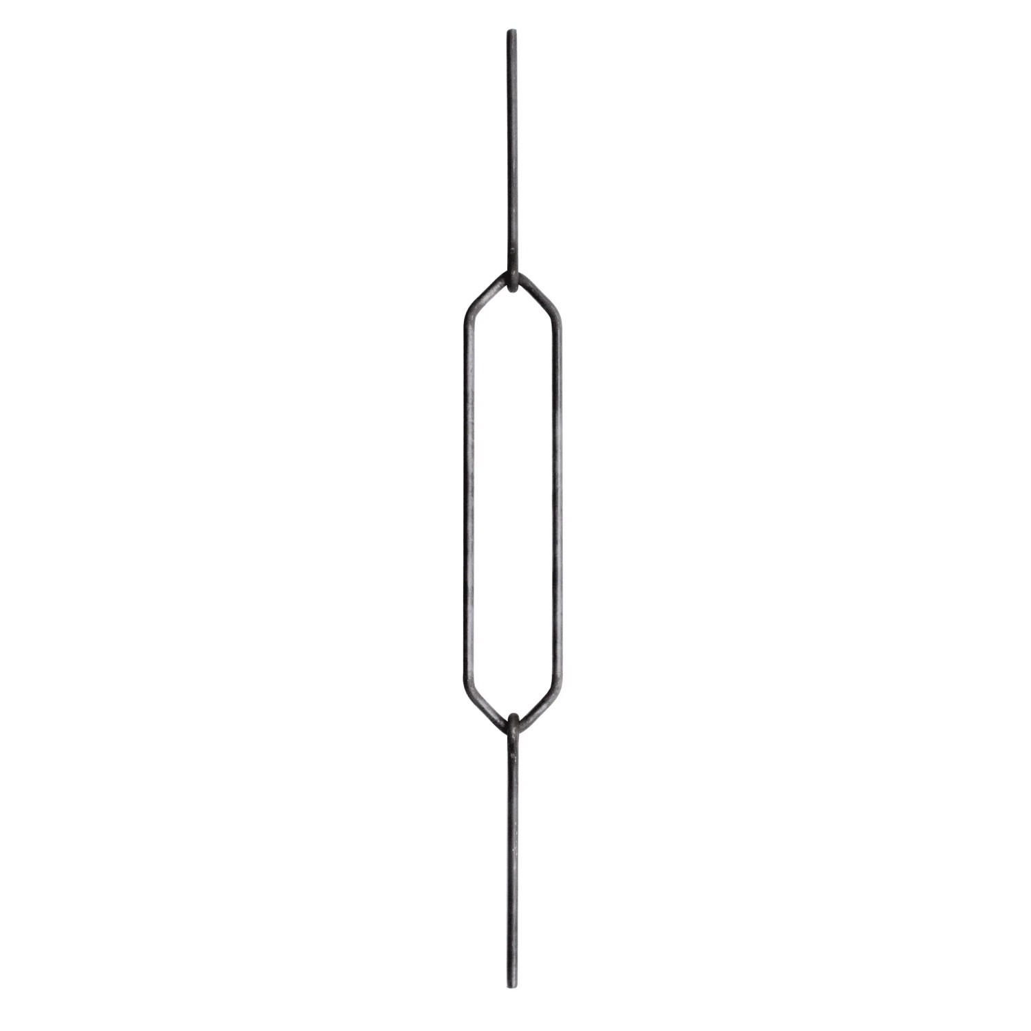FeNau Designstab Stahl Roh 12 mm Länge 1000 mm Mittig Oval Eckig