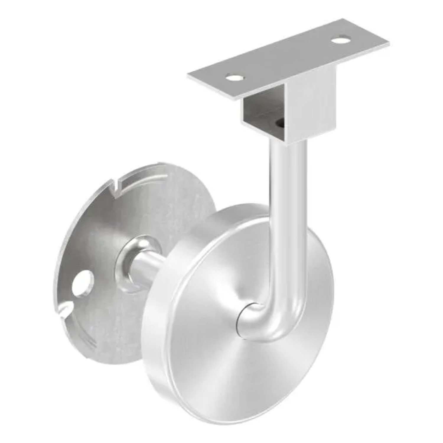 FeNau Handlaufhalter V2A Für Nut 24x24mm Bügel Ø 12 mm Verschweißt