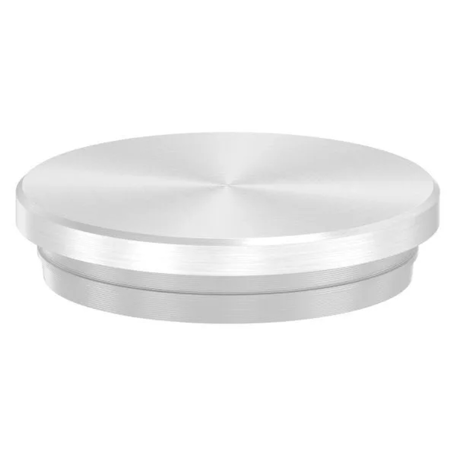 FeNau Einsteckkappe Edelstahl V2A Für Rohr Ø 33,7x2,0 mm Flach Zum Einschlagen