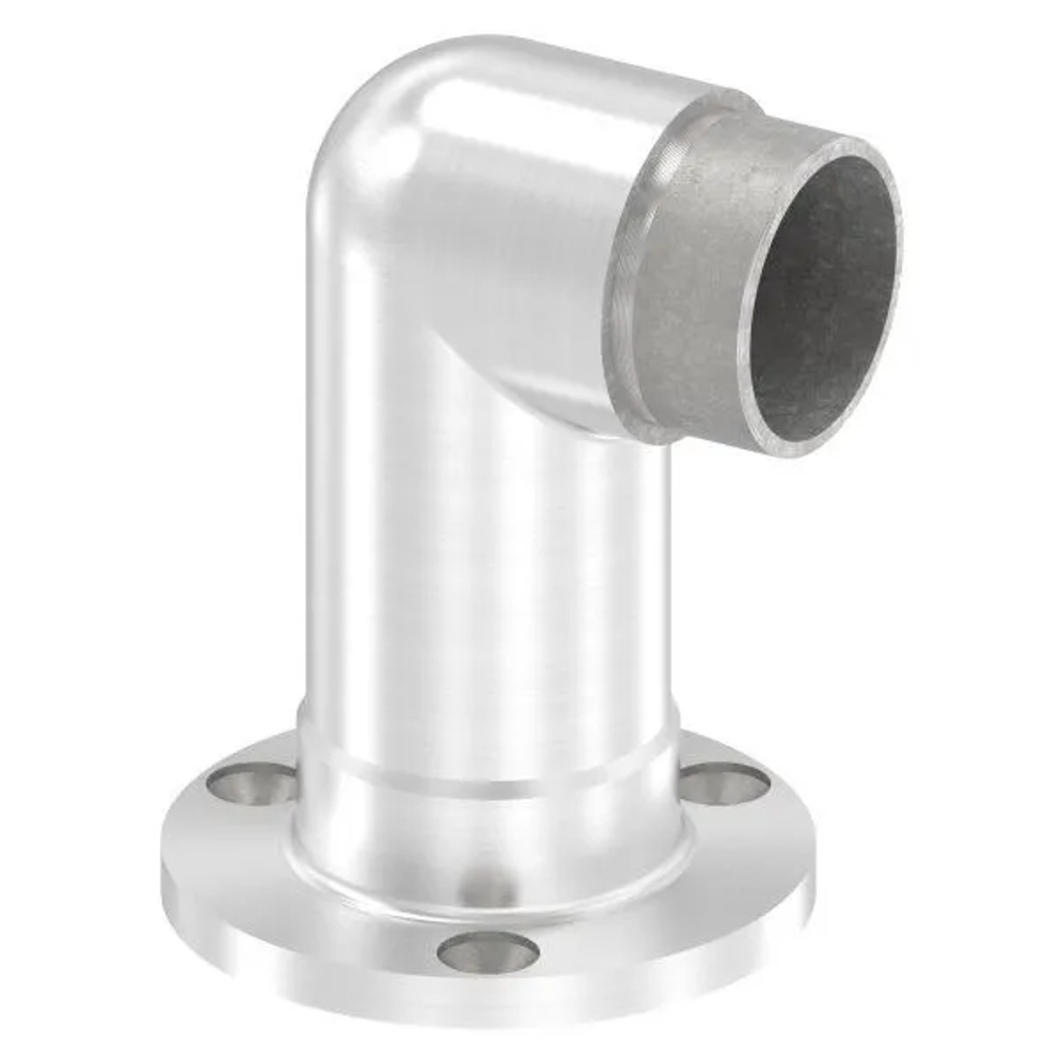 FeNau Wandhalter V2A Für Rohr Ø 42,4 X 2,0 mm 90 Grad Lang Zum Stecken
