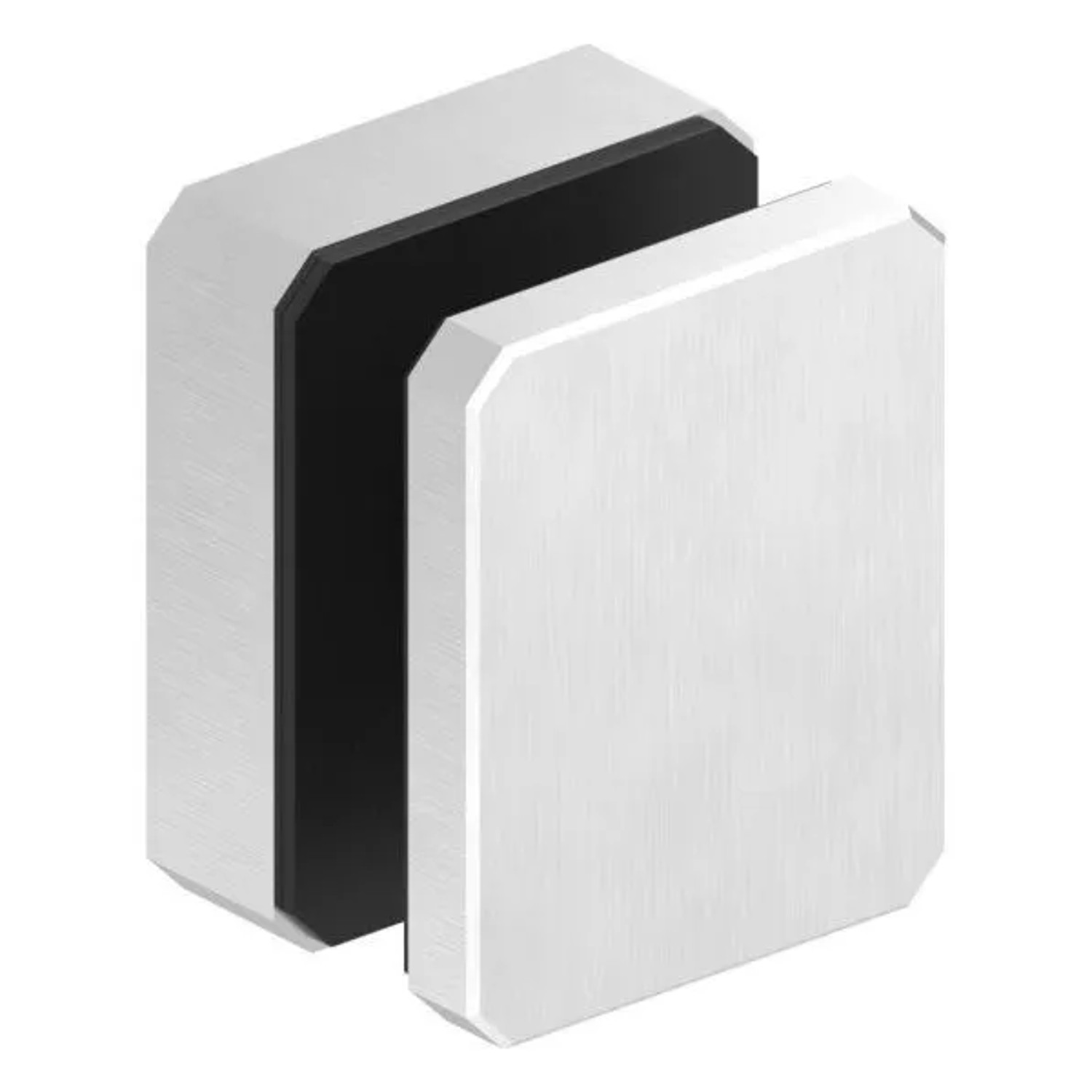 FeNau Glaspunkthalter Edelstahl V2A 63 X 78 mm Für Glas 8,00-21,52 mm Flach