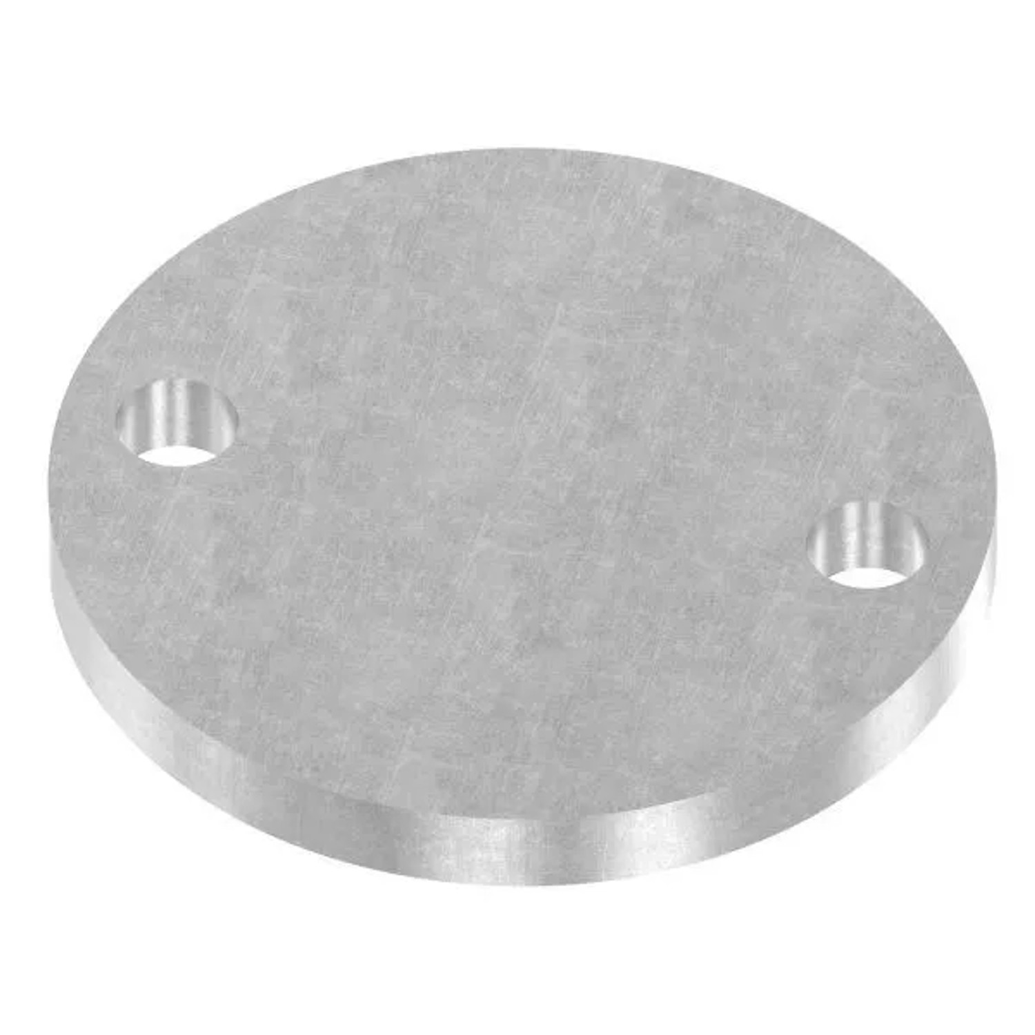 FeNau Ankerplatte Stahl Roh Ø 100 X 10 mm Mit 2 Bohrungen Ø 13 mm