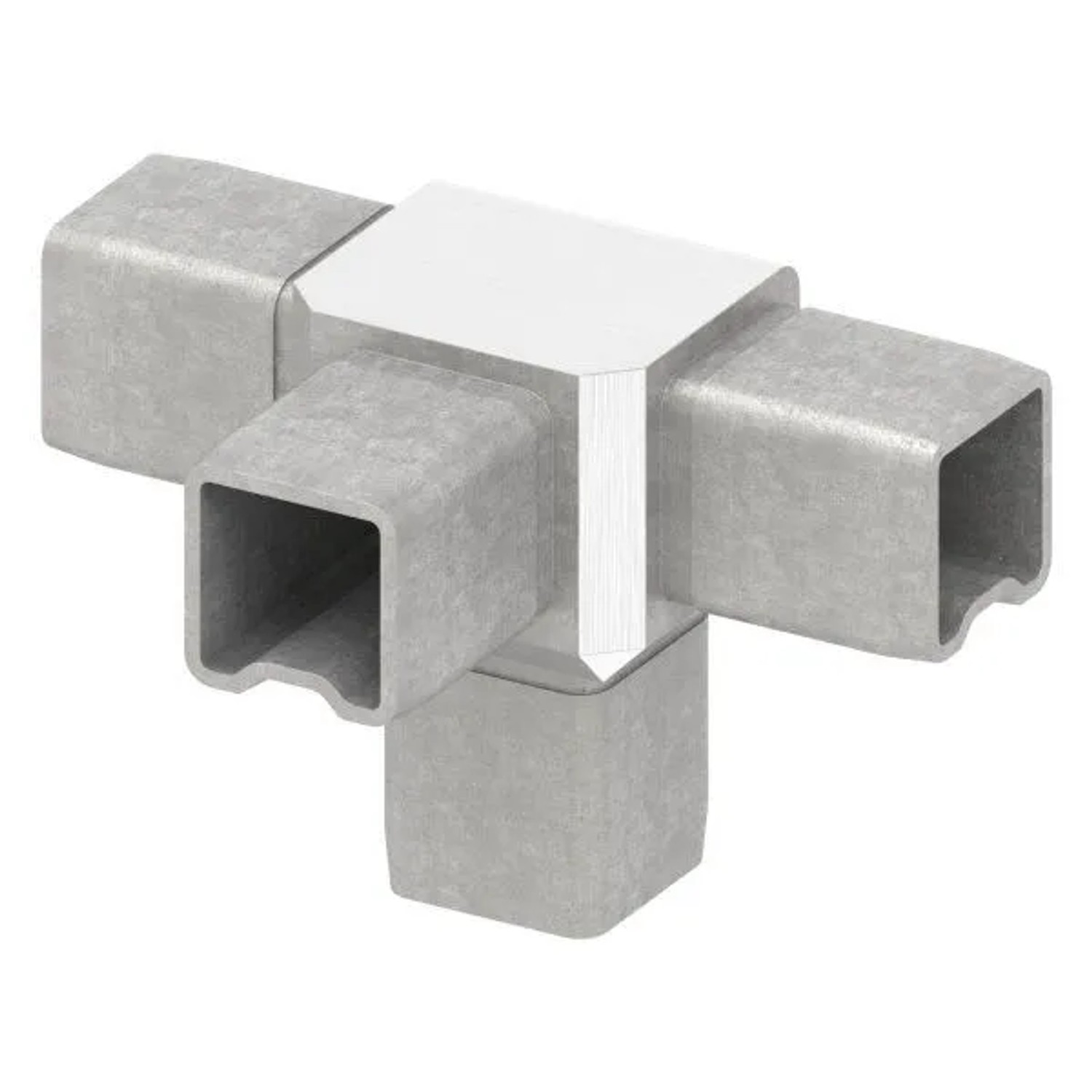 FeNau T-Verbinder V4A Für Rohr 25 X 25 X 2 mm Zum Stecken
