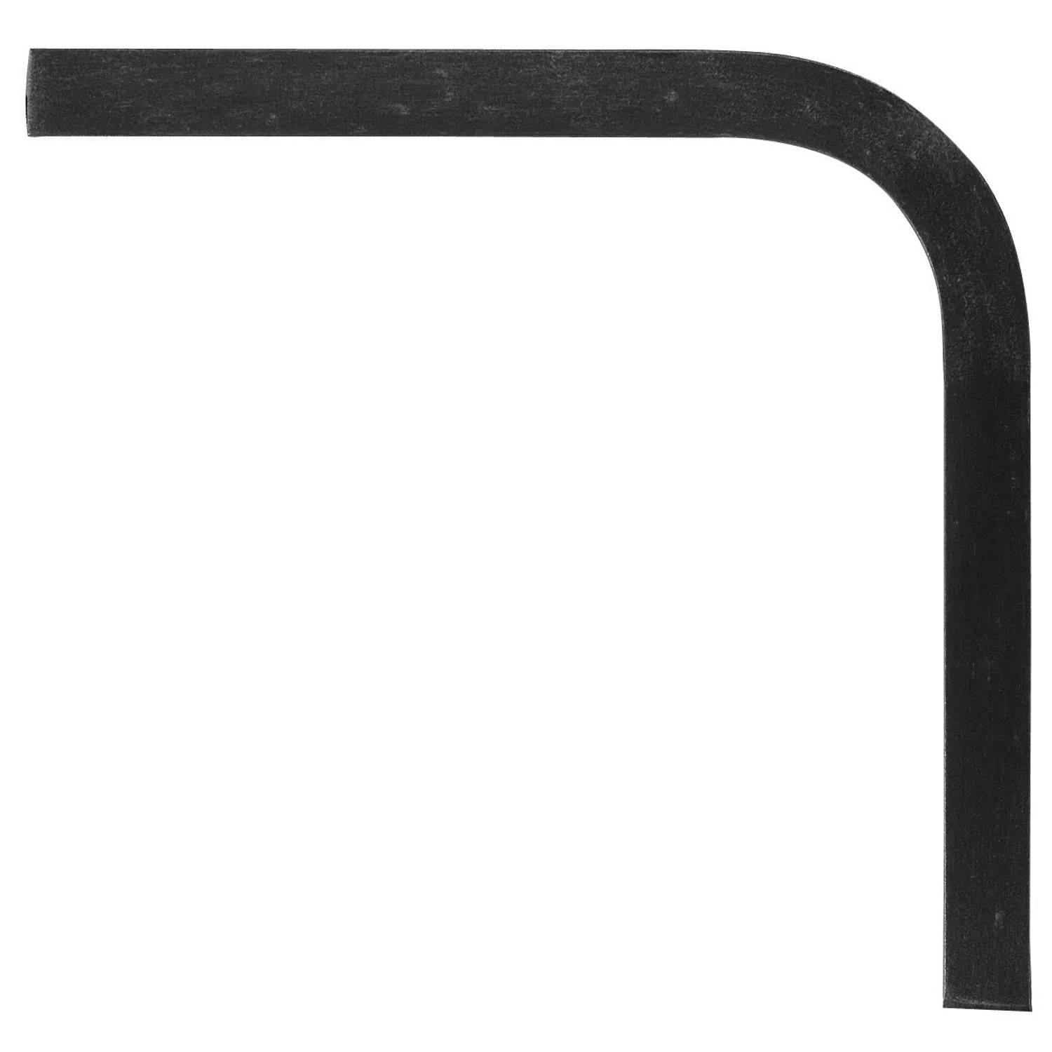 FeNau Untergurt-Bogen 90 Grad 25x8 mm Glatt Stahl S235JR Schweißbar