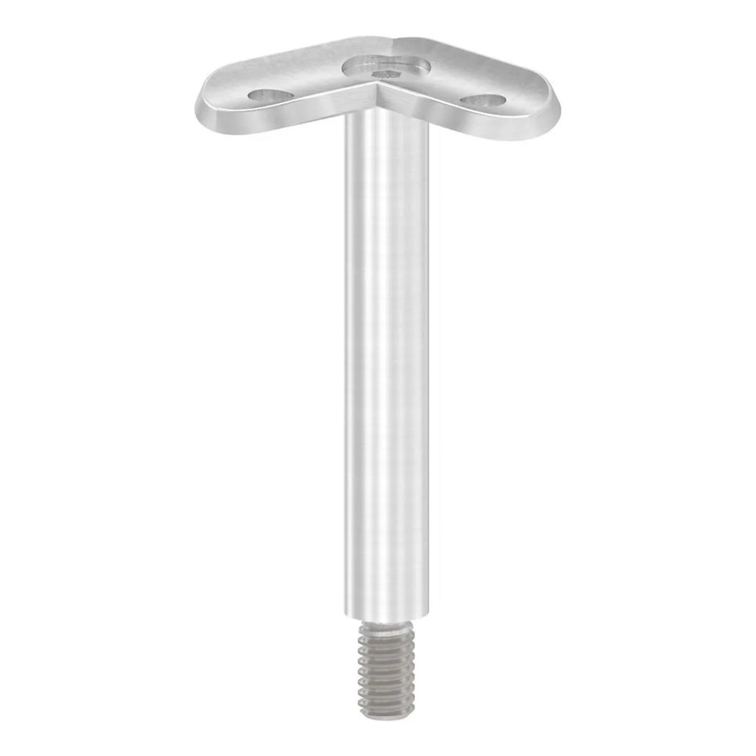 FeNau Handlaufstütze Edelstahl V2A Stift Ø 12 mm Für Rohr Ø 42,4 mm H 78 mm 90 Grad