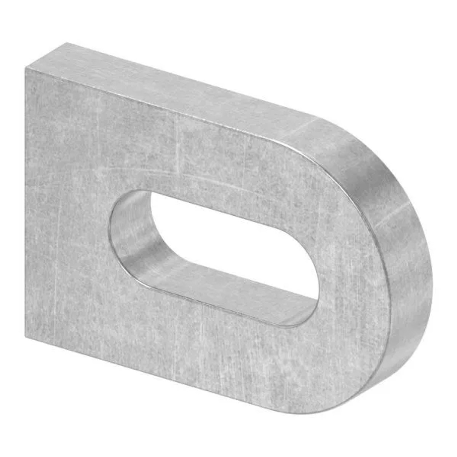 FeNau Anschweißlasche Stahl Roh 30 X 20 X 5 mm Mit Langloch 17 X 7 mm