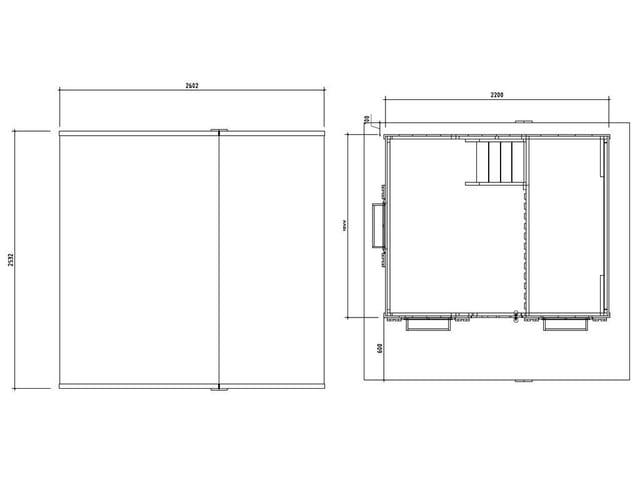 Belladoor Spielhaus Tom 15 mm Naturbelassen