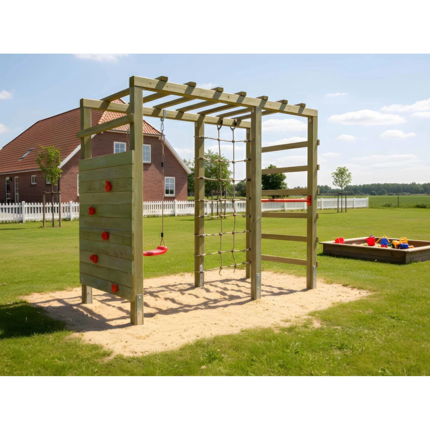 Belladoor Spielturm Klettergerüst Hango Leo Swing KDI
