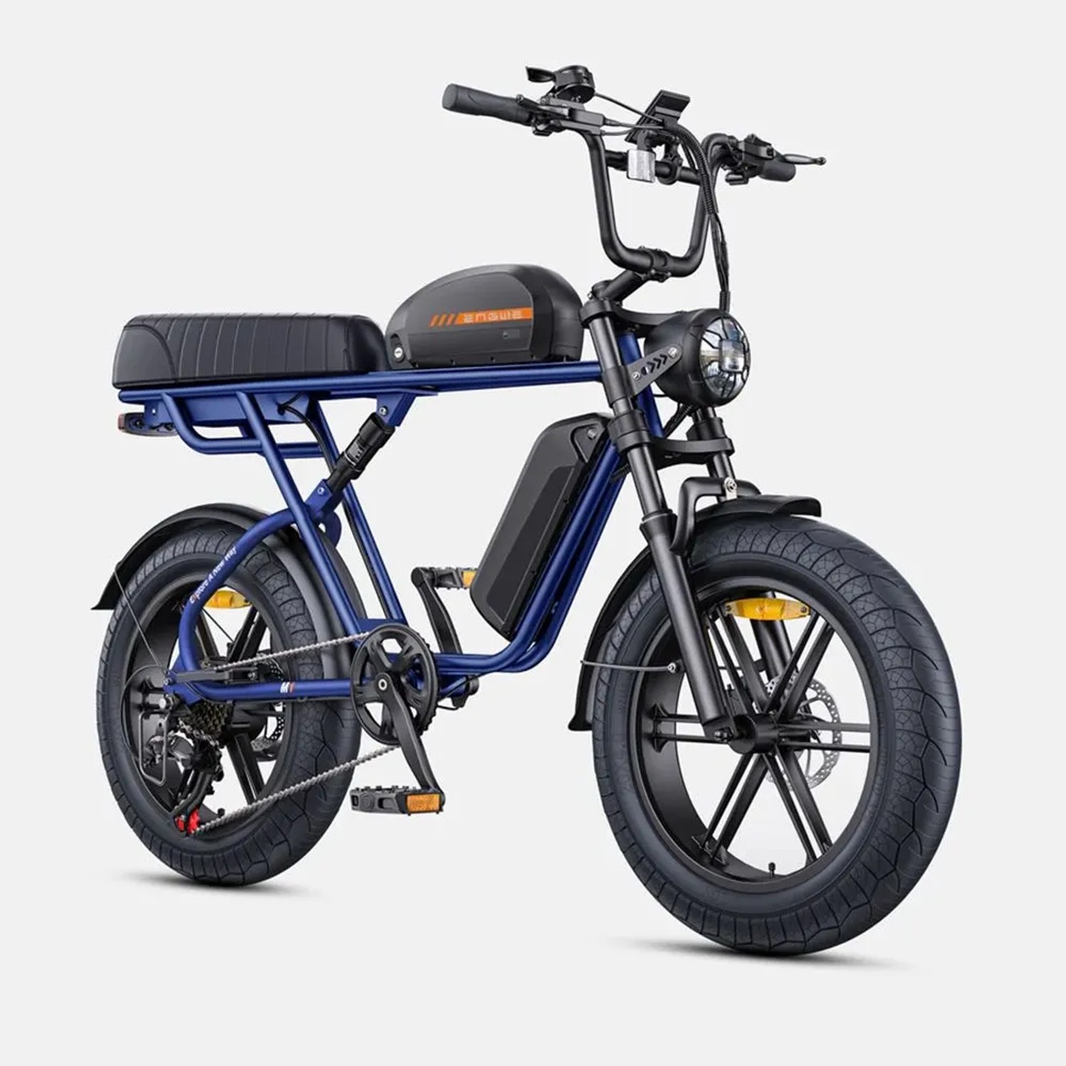 ENGWE M1 250W 20x4.0 Zoll Fat Tire E-Bike im Motorradstil mit Zwei Akkus