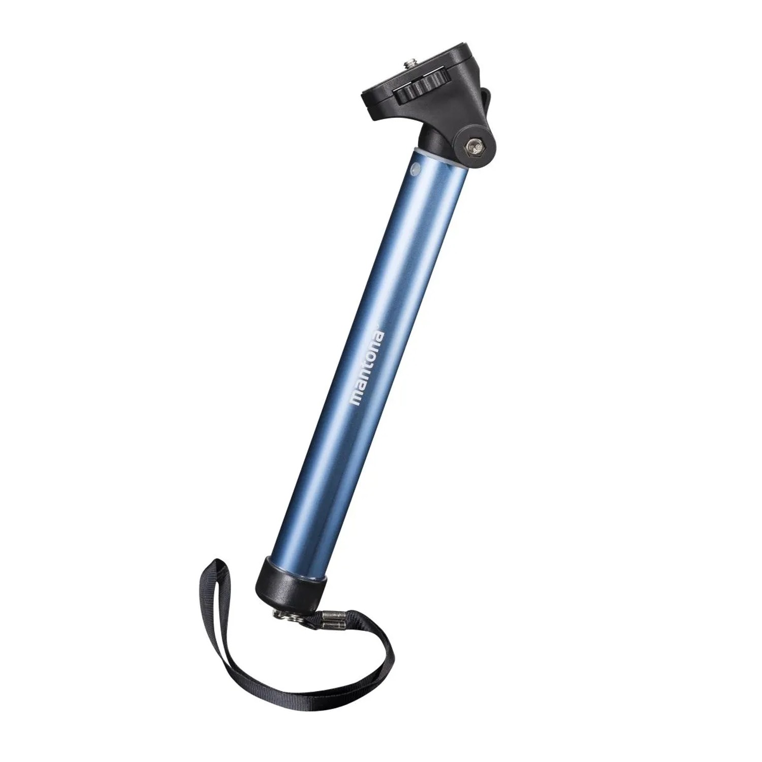 Mantona Handstativ Selfy Blau Für Gopro U.a. Halterung Handy Smartphone Halter