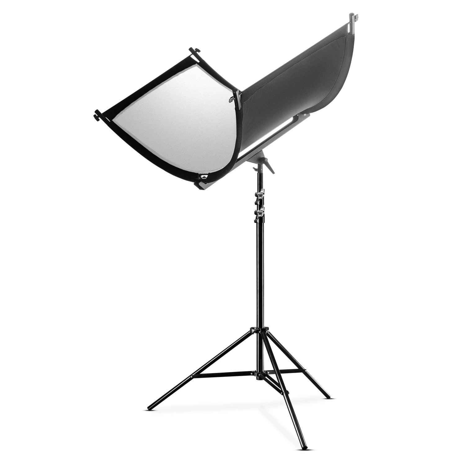 Walimex Pro Reflektor Halfpipe + Wt-806 Stativ Lichtreflektor Lampenstativ Foto