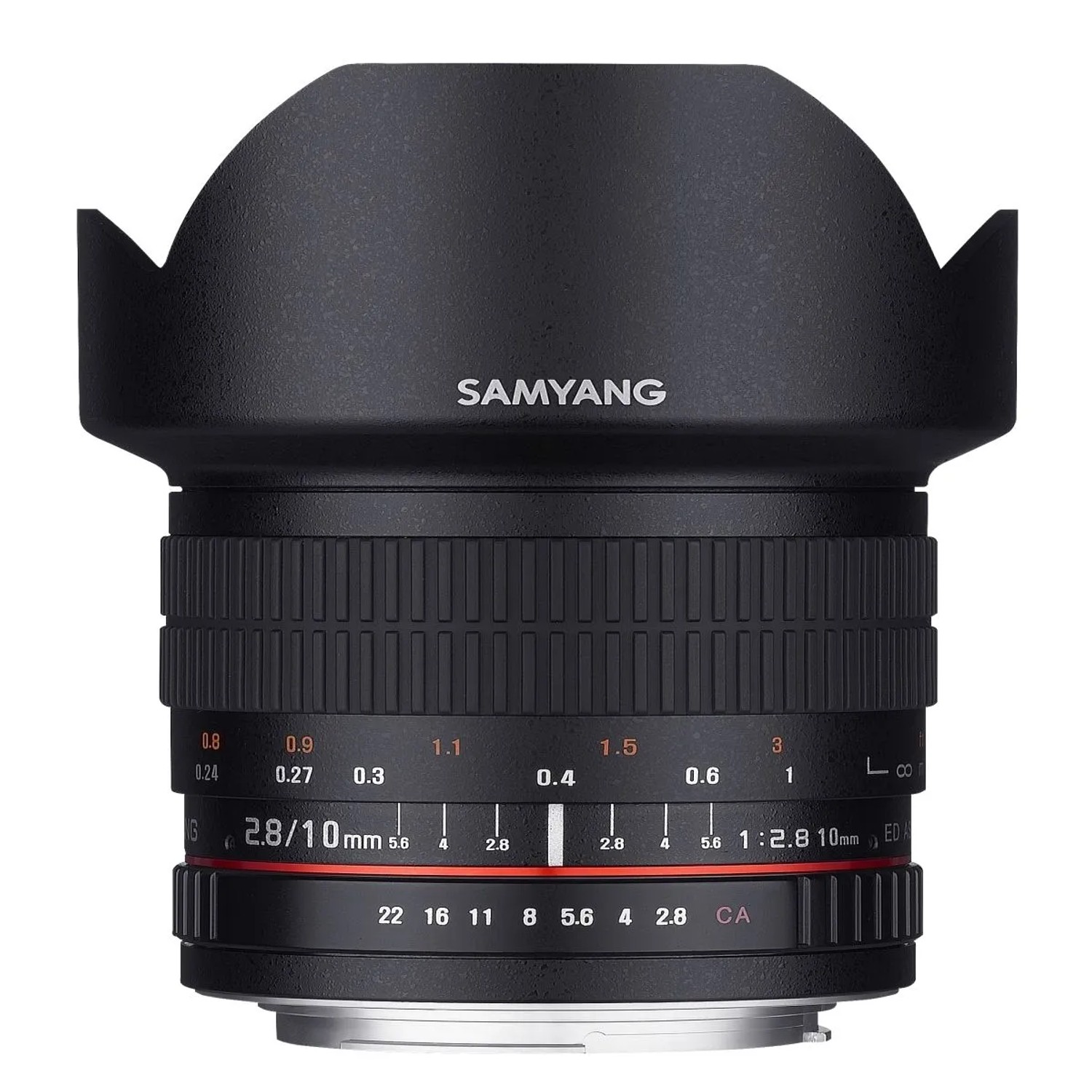 Samyang Mf 10Mm 1:2,8 Weitwinkelobjektiv Für Fuji X Fish Eye Objektiv Apsc Mft
