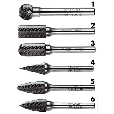 Hartmetallfräser Schaft-ø6mm, ø6mm kegelförmig VFA.606