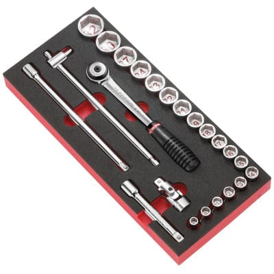 Modul - Steckschlüssel-Set 1/2" 23-teilig MODM.S1A