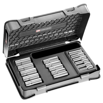 Steckschlüssel-Set 3/8" 6-Kant 16-teilig J.405