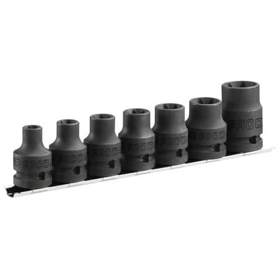 IMPACT-Steckschlüssel 1/2" Torx, 7-teilig NSTX.J7