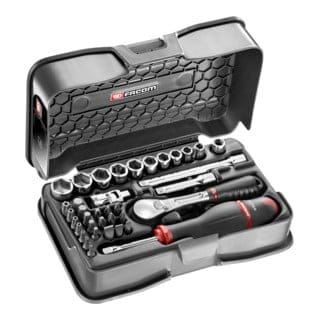 Steckschlüssel-Set 1/4" RL.161, 37-teilig RL.161-6P6
