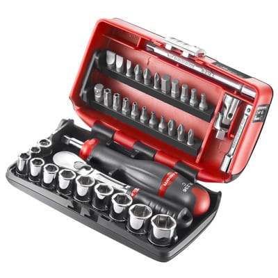 Steckschlüssel-Set 1/4" 6-Kant, 38-teilig RL.NANO-U1