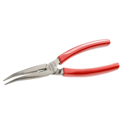Flachrundzange 40° gebogen 200mm 195A.20G