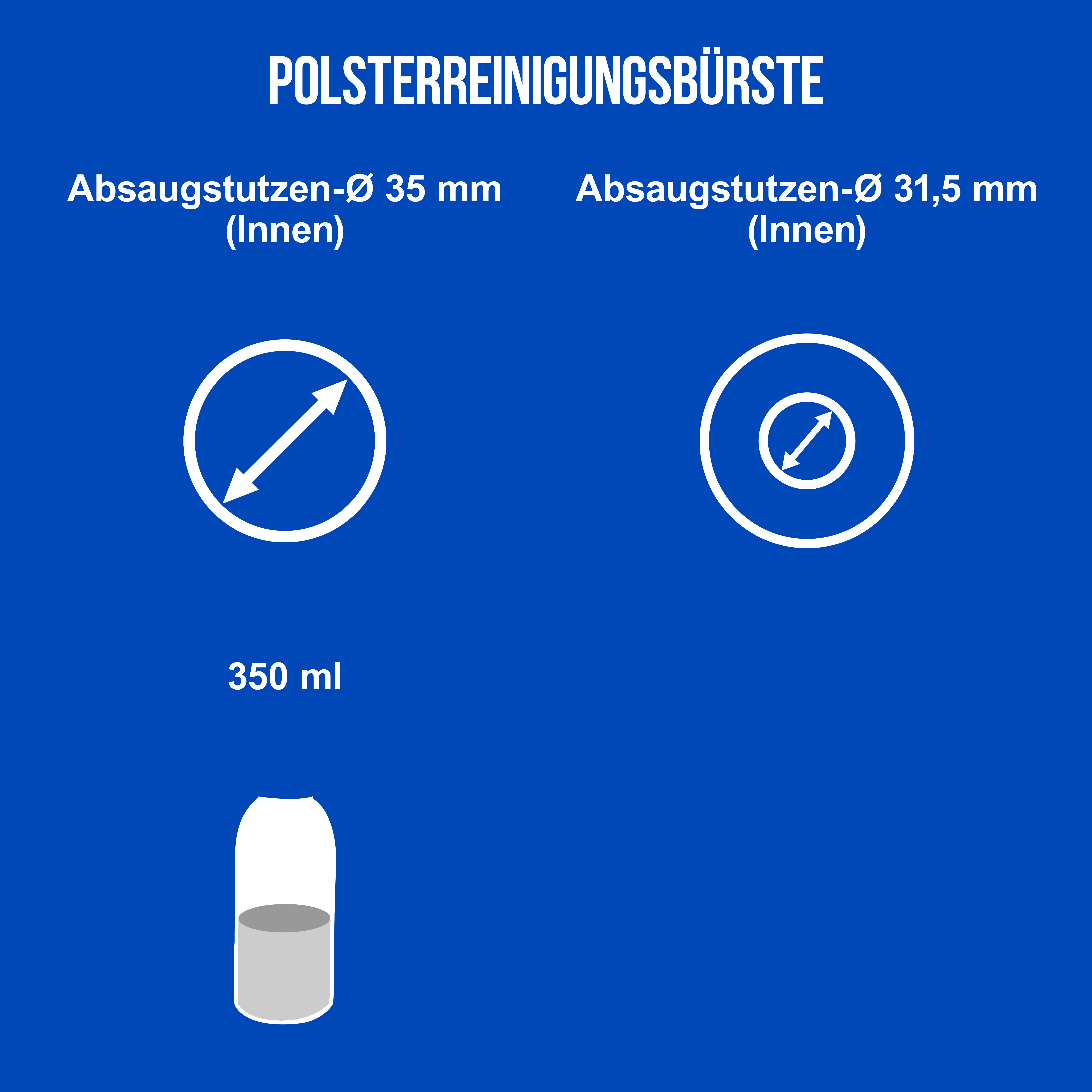 Elektro Nass-/Trockensauger VC25 Scheppach inkl. Polsterreinigungsbürste PRB300 - 1200W | 2m Schlauchlänge | 3m Kabel | 25L Fassungsvermögen Bild 4