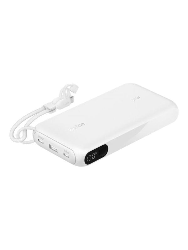 Belkin BoostCharge power bank - with display - 24 pin USB-C USB - 20 Watt - 20000 mAh