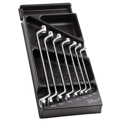 Modul - Doppelringschlüssel, 7-teilig MOD.55-1