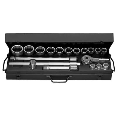 Steckschlüssel-Set 3/4" 12-Kant 18-teilig K.436E