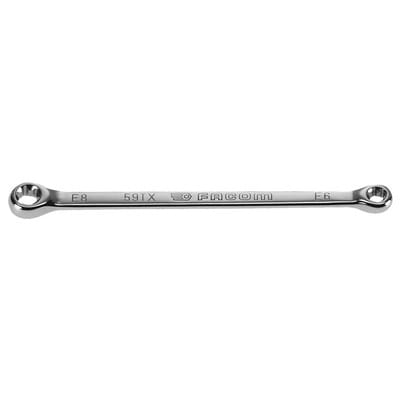Doppelringschlüssel gerade für Torx E10 x E12 59TX.10X12