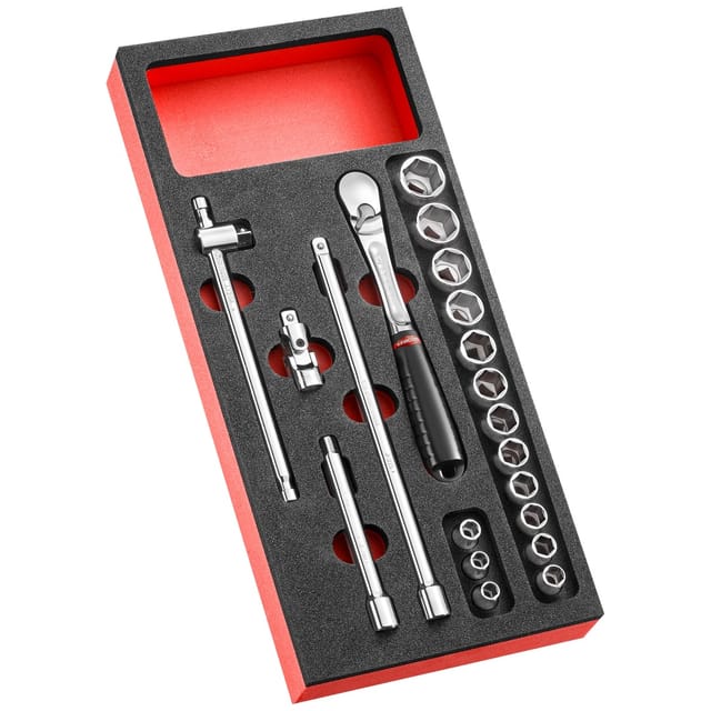 Modul - Steckschlüssel 3/8", 20-teilig MOD.JL161-36