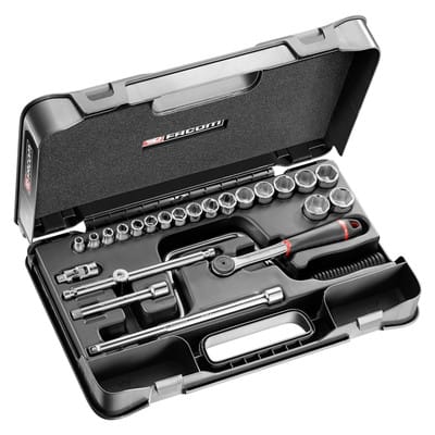 Steckschlüssel-Set 3/8" J.161B, 24-teilig J.161-4P6