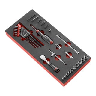 Modul Schrauben mit Schaumstoffeinlage MODM.R181-36