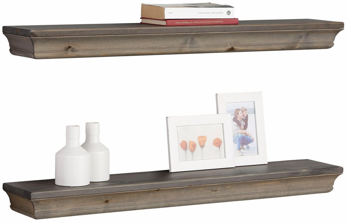 OTTO home Wandregal Vinales, Regal, Wandboard, im 2er Set, aus massiver Kiefer, FSC® Bild 5