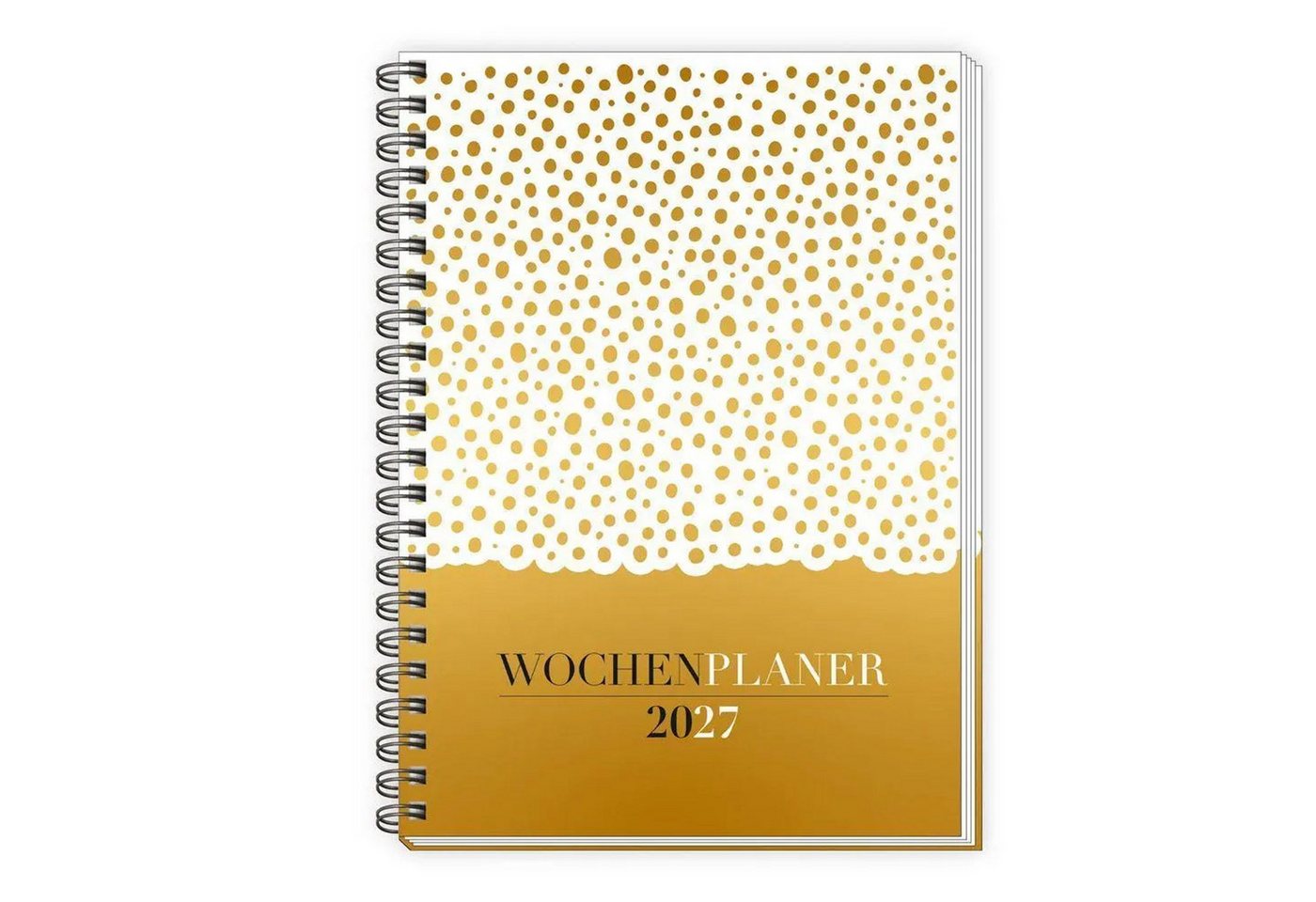 Trötsch Verlag Taschenkalender TRÖTSCH - Wochenplaner A5 mit Wire-O Gold 2027 Bild 4