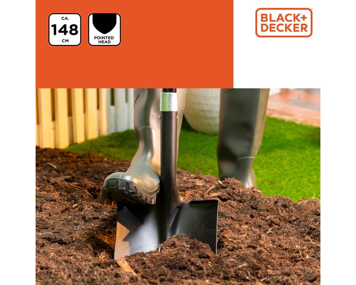 Black + Decker Spaten BLACK+DECKER Schaufel 148 CM Bild 3