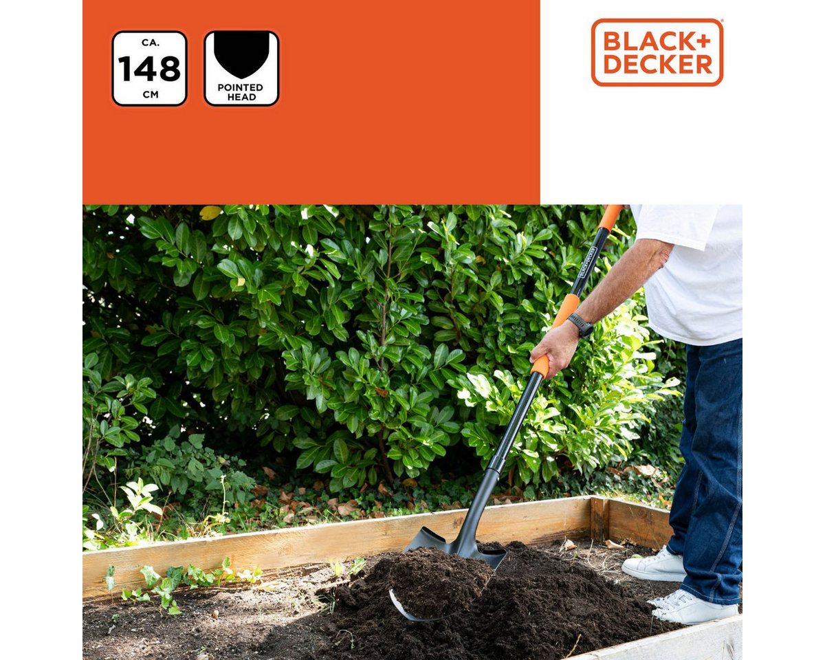 Black + Decker Spaten BLACK+DECKER Schaufel 148 CM Bild 4