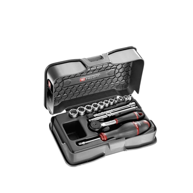 Steckschlüssel-Set 1/4" R.161B, 15-teilig R.161-1P6U