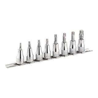 Schraubendreheinsätze-Satz 1/2" für Torx, 8-teilig SX.41