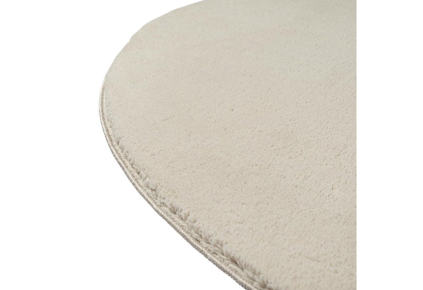 TeppichHome24 Teppich Teppich Shape in moderner Freiform rutschfest weich Beige, rechteckig, Höhe: 19 mm Bild 3