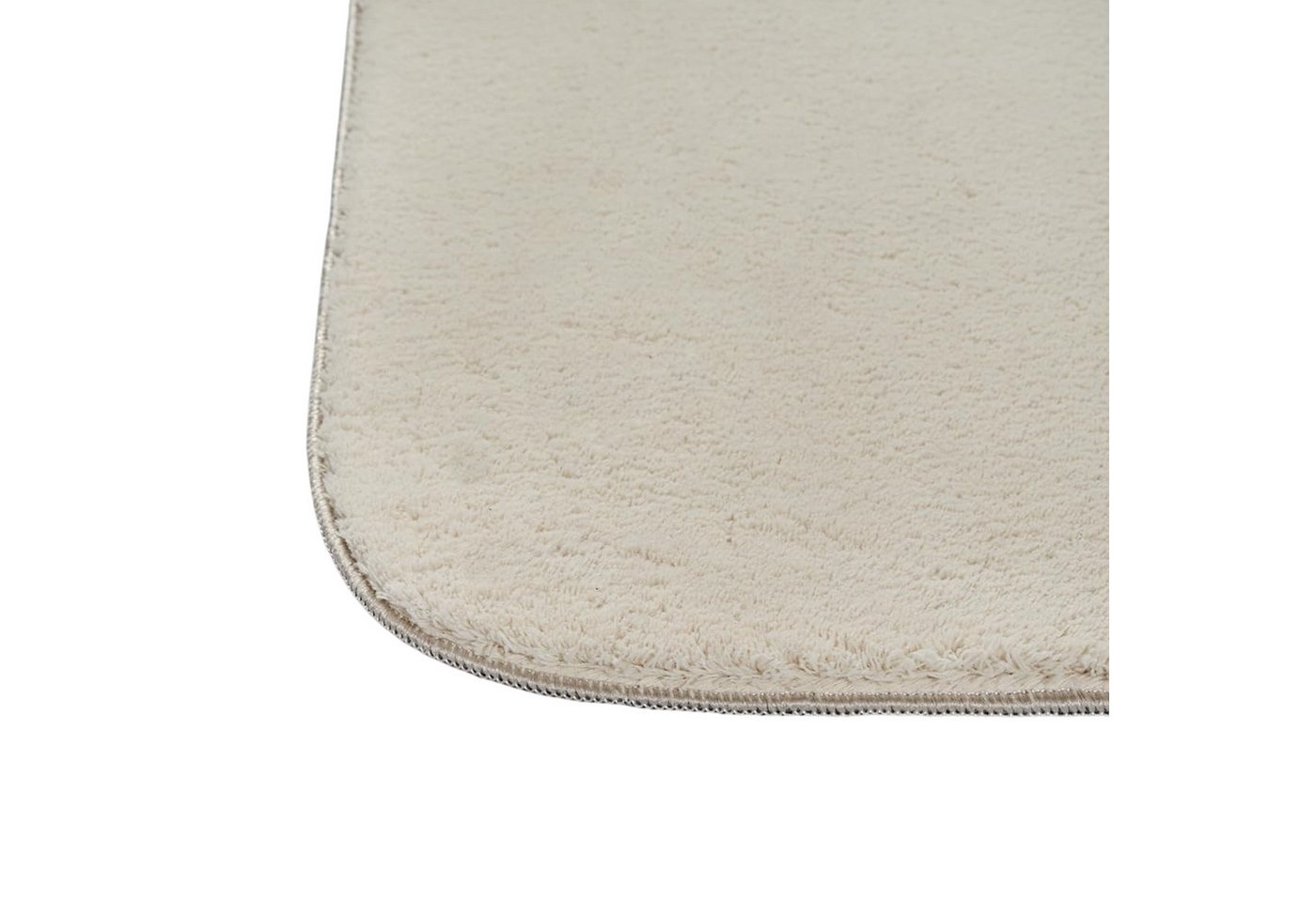 TeppichHome24 Teppich Teppich Shape in moderner Freiform rutschfest weich Beige, rechteckig, Höhe: 19 mm Bild 4
