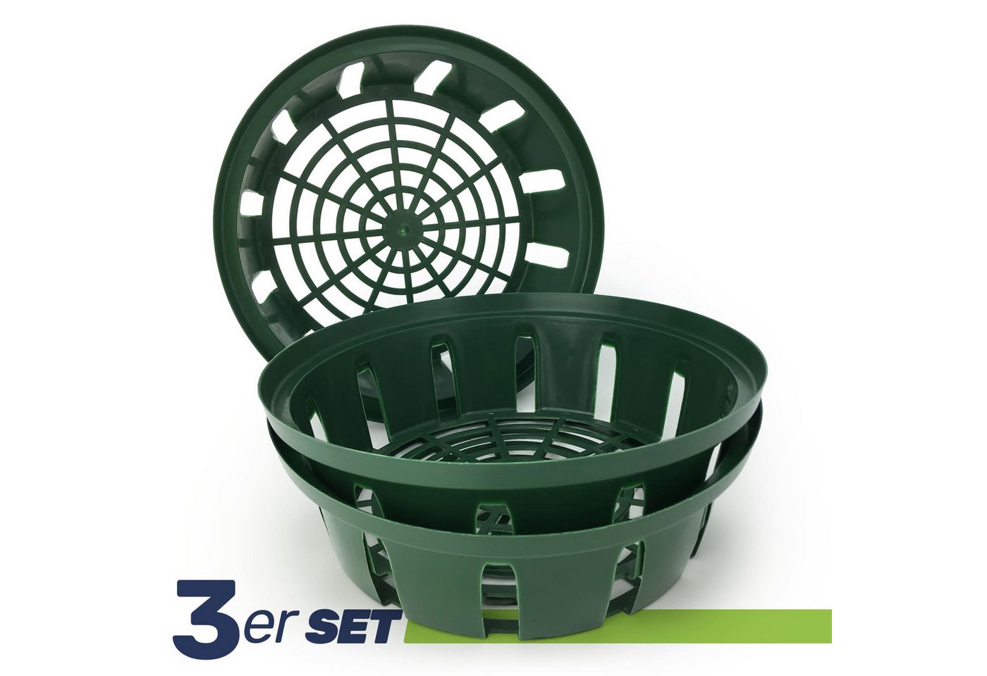 Gravidus Pflanzschale Pflanzkorb Pflanzkörbe für Zwiebelpflanzen Ø22 cm (3 St) Bild 3