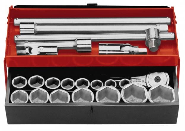 Steckschlüssel-Set 3/4" 6-Kant, 22-teilig K.441A