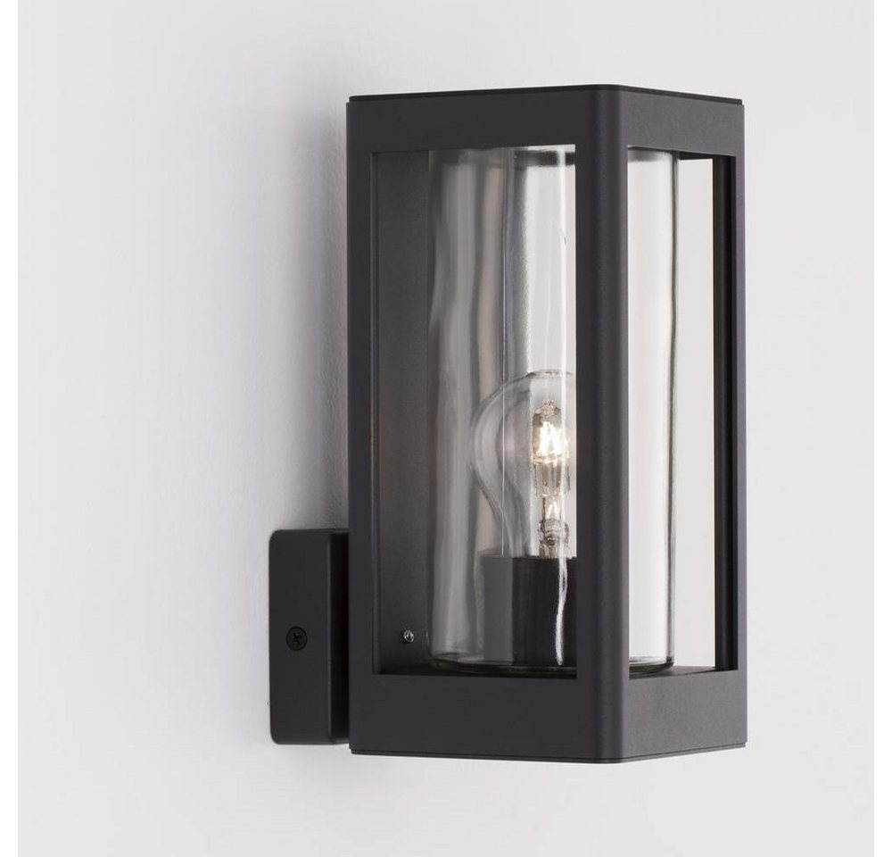 Nova Luce Außen-Wandleuchte Wandleuchte Figo in Dunkelgrau E27 IP54 Bild 3