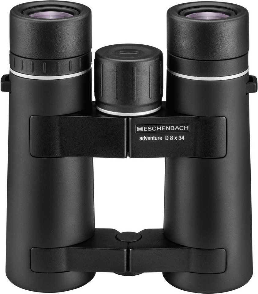 Eschenbach Optik adventure 8 x 34 Fernglas (Leicht & robust mit Weitwinkeloptik und Brillenträger-Okularen)