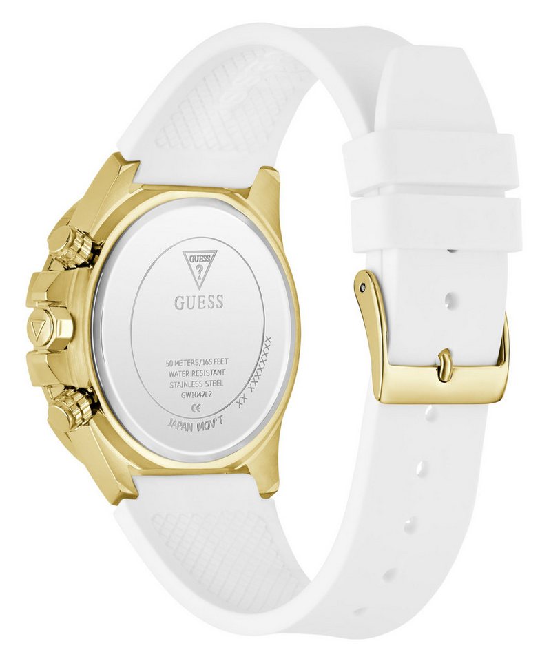 Guess Multifunktionsuhr TRUE GW1047L2, Quarzuhr, Armbanduhr, Damenuhr, Silikonarmband, analog, Wochentag, Tag Bild 2