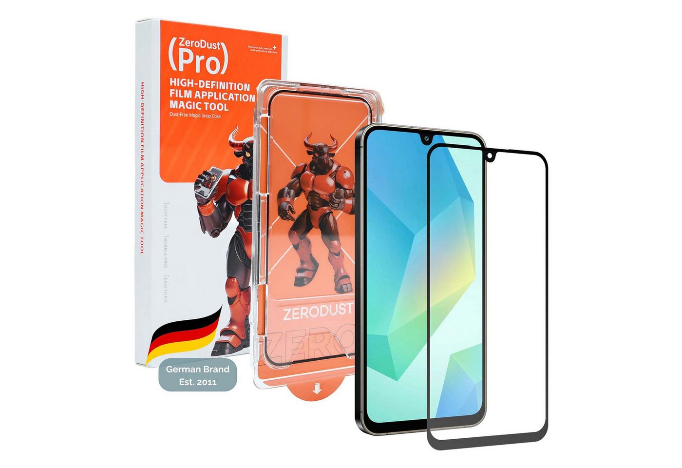 Cadorabo Schutzfolie für Samsung Galaxy A16 5G Schutzfolie, (1-St), Schutzfolie Panzerfolie HD Displayschutzfolie Schutzglas Tempered Glas Bild 3