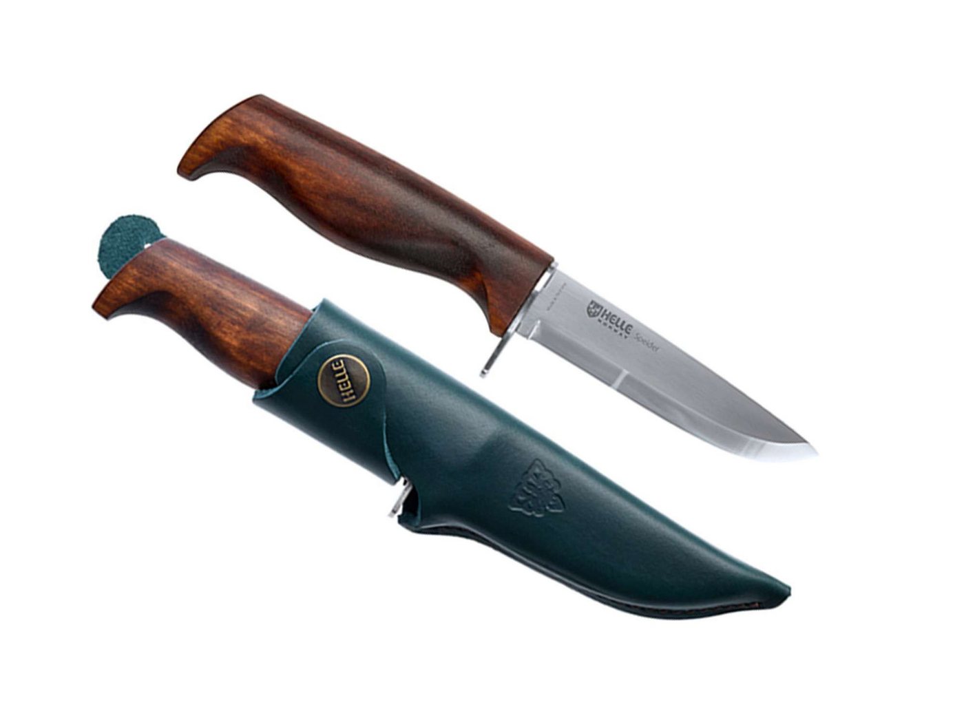 Helle Universalmesser Helle Speider Outdoormesser 12C27 Stahl Birke Leder Bild 2