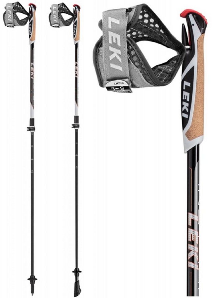Leki Nordic-Walking-Stöcke Leki Instructor Lite 100 - 125 cm verstellbare Nordic Walking Stöcke